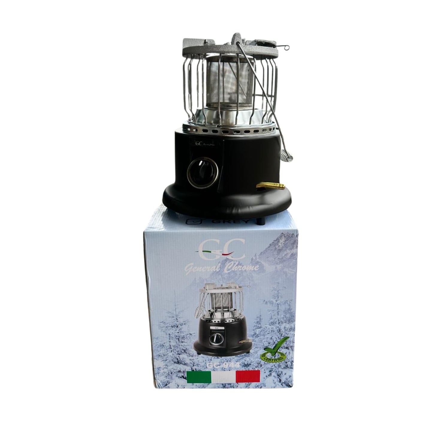 General chrome Outdoor/indoor GAS Heater, for heating and cooking