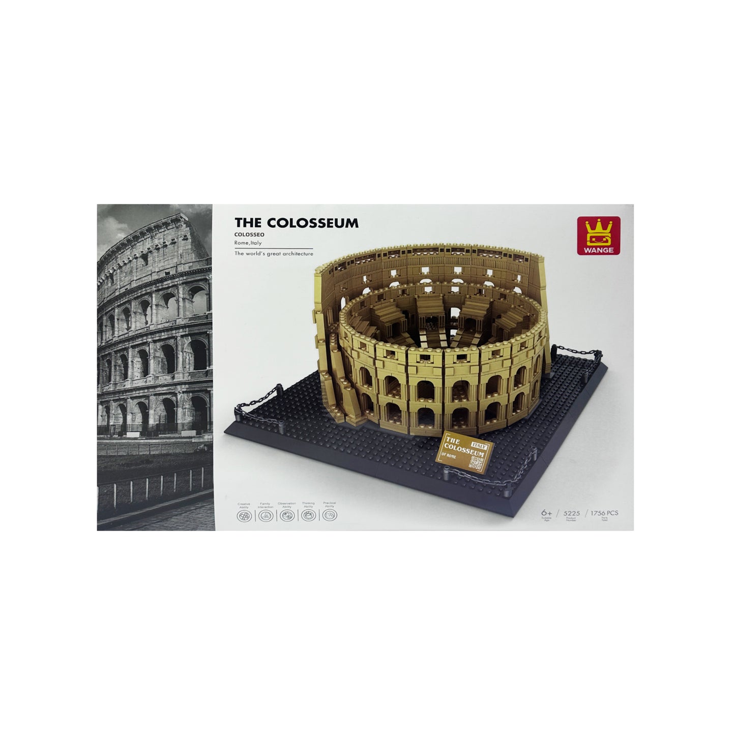 The Colosseum of Rome Building Blocks - 1756 Pcs