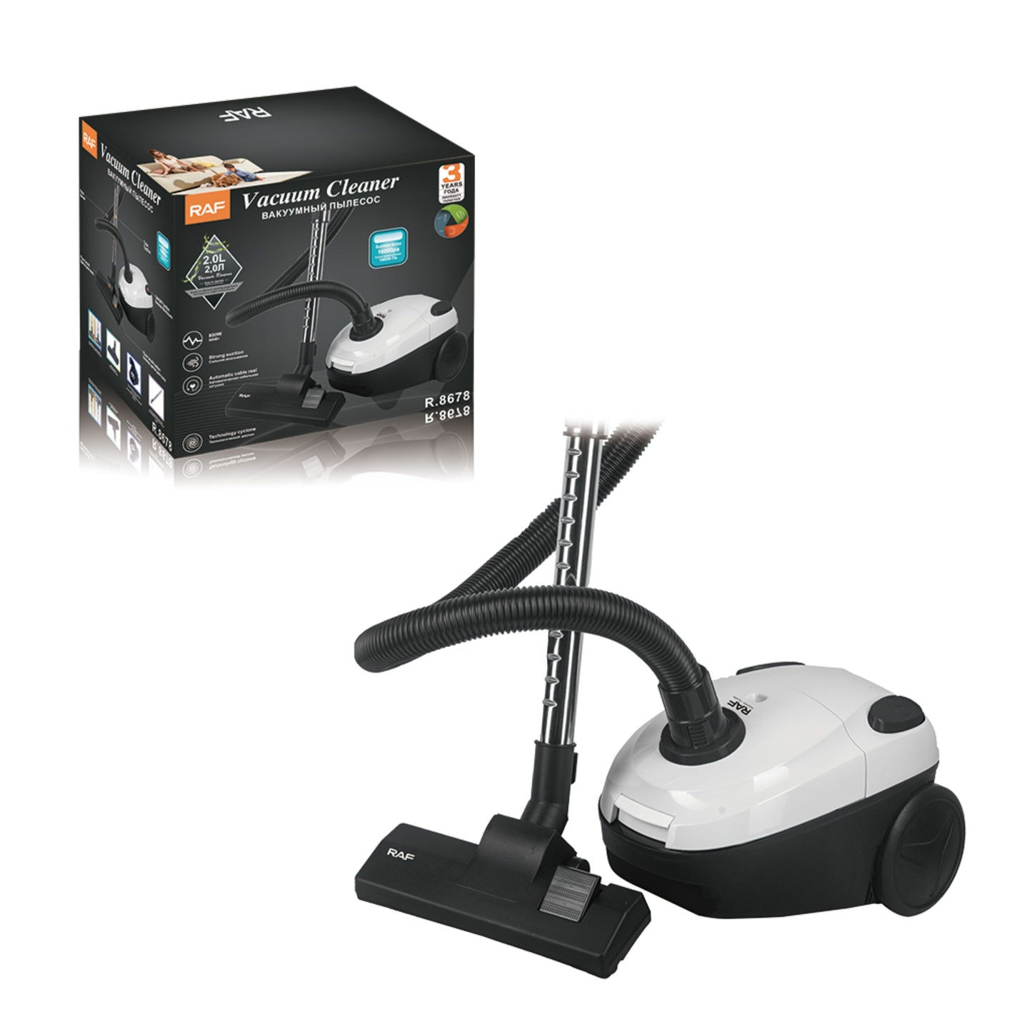 RAF  New Design 800W High Quality Vacuum Cleaner Strong Suction Home Use Vacuum Cleaner