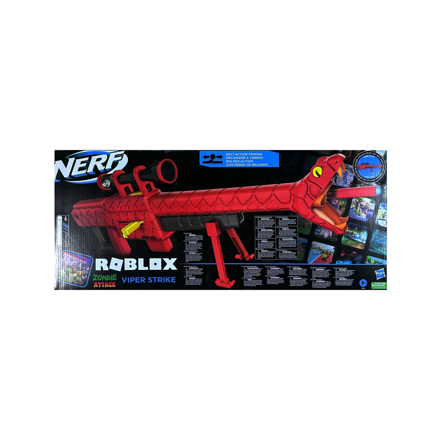 NERF Viper Strike 6 shots