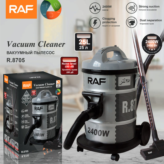 RAF Bagged Canister Vacuum Cleaner 25L 1400W