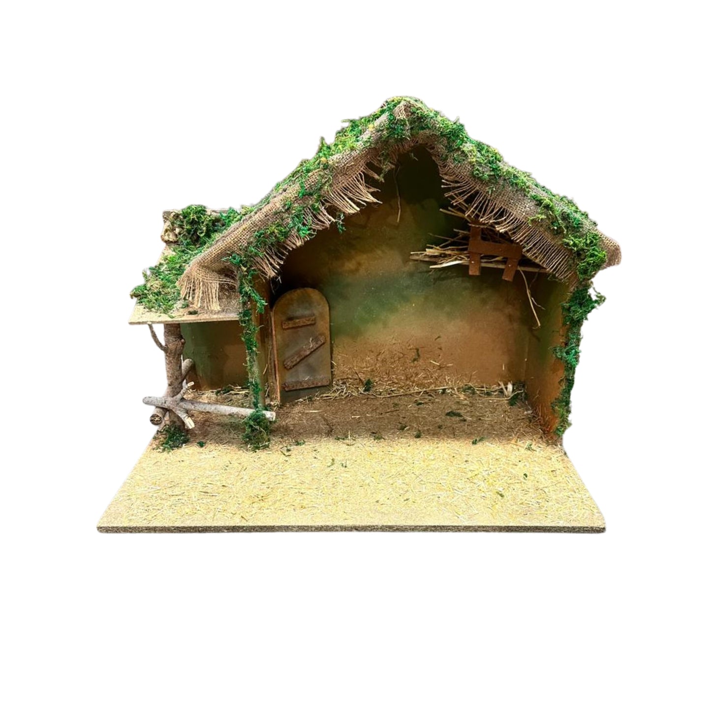 Christmas nativity House GREEN  60cm