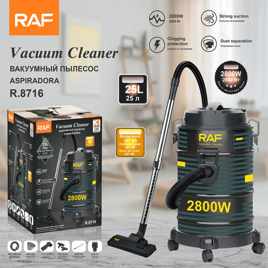 RAF New Design 25L Clogging Protection Strong Suction Electric Vacuum Cleaner with Attachments for Home