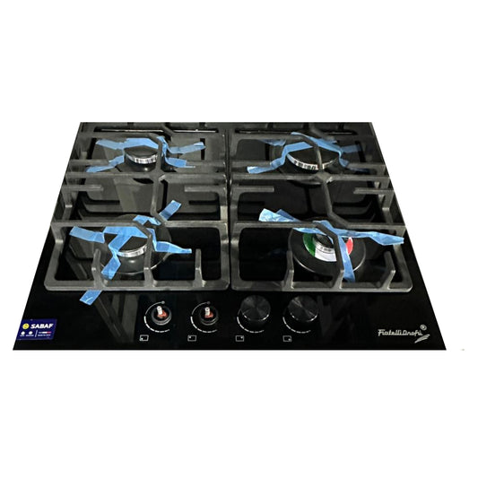 Fratelli Onofri built-in glass top black  - 60cm