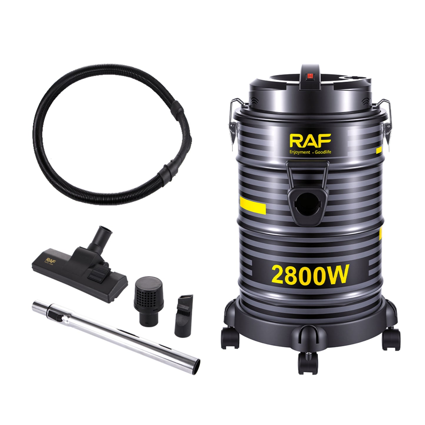 RAF New Design 25L Clogging Protection Strong Suction Electric Vacuum Cleaner with Attachments for Home