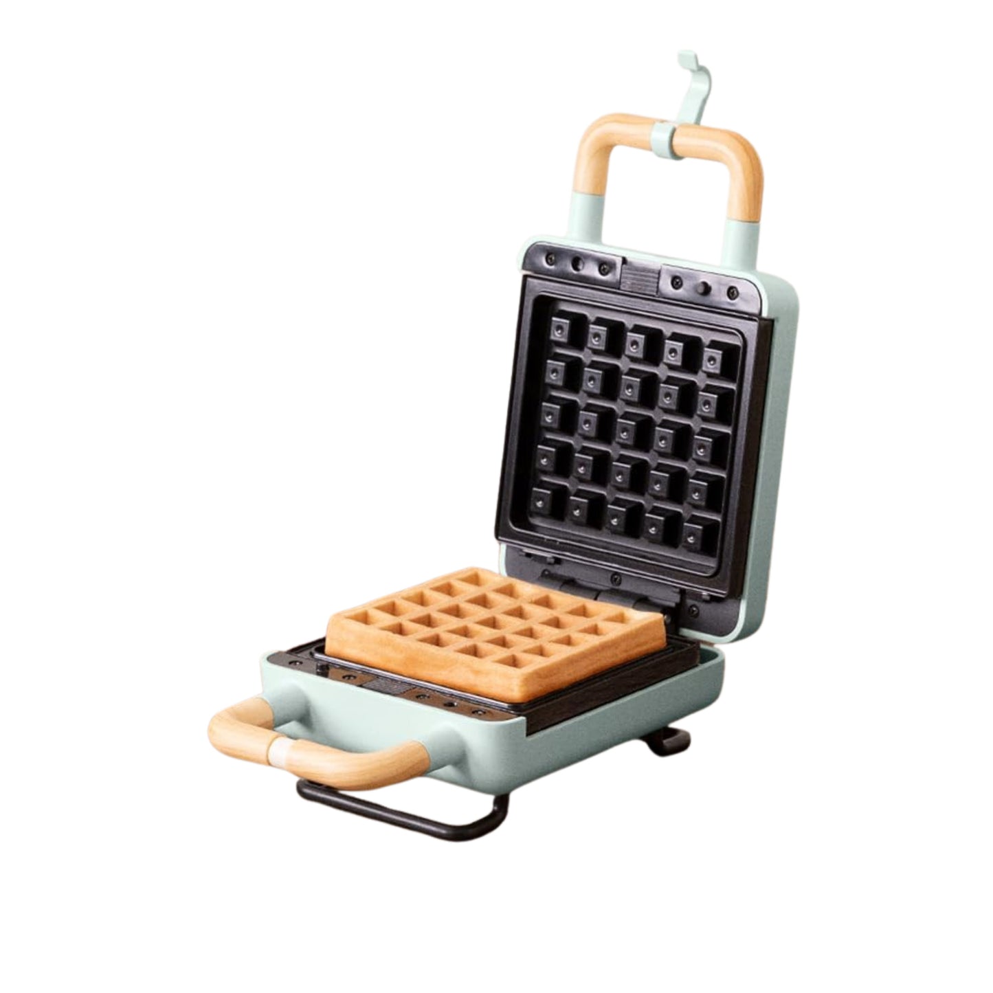 CREATE Stone Studio Sandwich Maker and Waffle Iron in Pastel Blue / 2 Interchangeable Non-Stick Plates, 1 Disc, 100º Opening, BPA-Free, 1 Disc, 105º Opening...