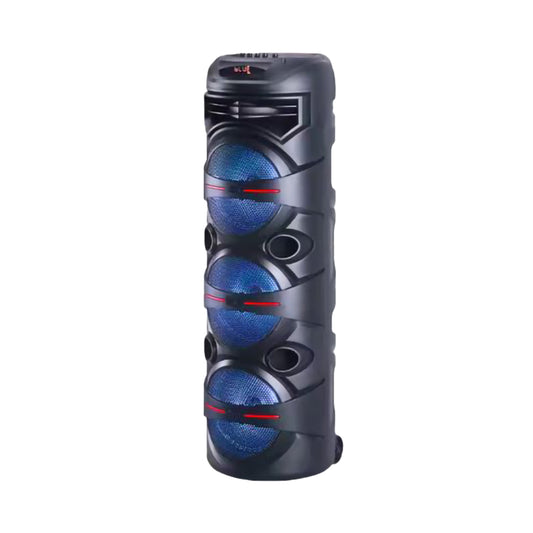High Power Three 8(8"x3) Inch 400W Wireless LED Light Party DJ Stage Mic Multimedia Karaoke Subwoofer Woofer Speaker