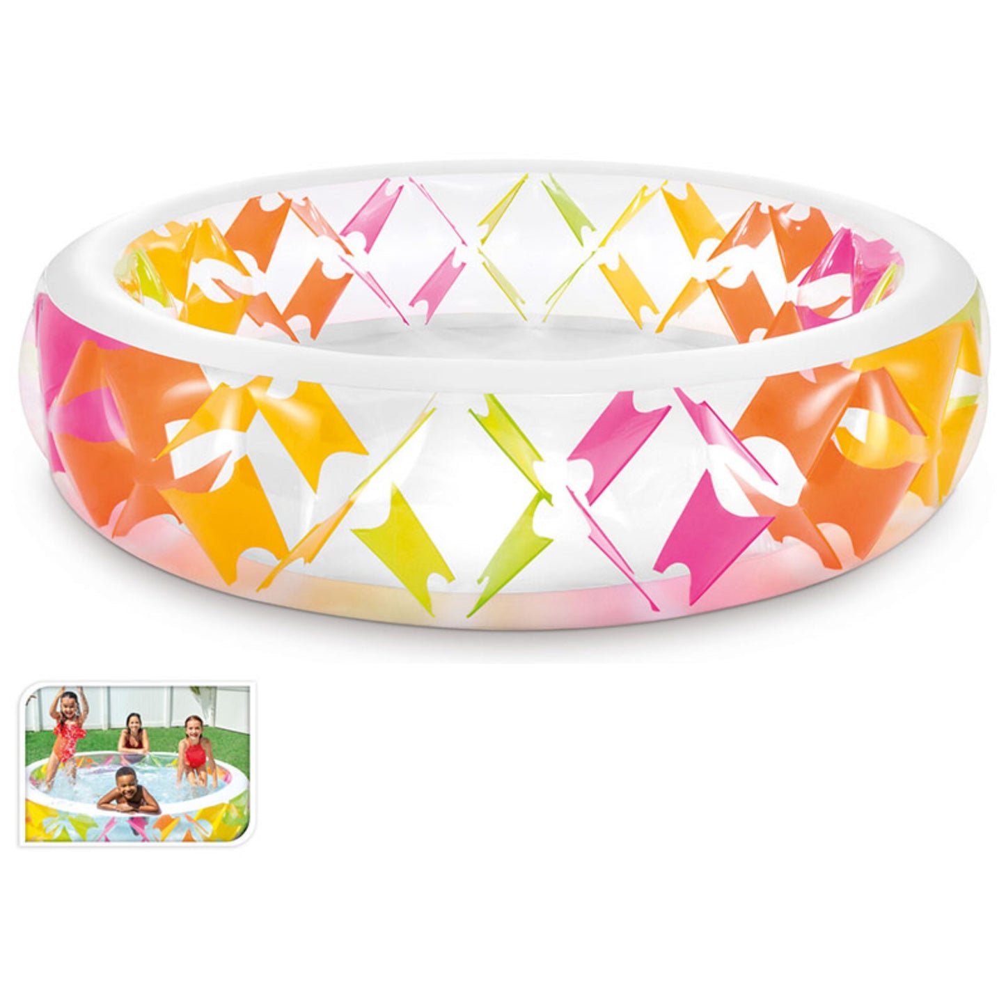 INTEX Swim Center Pinwheel Inflatable Pool 2.29m x 56cm