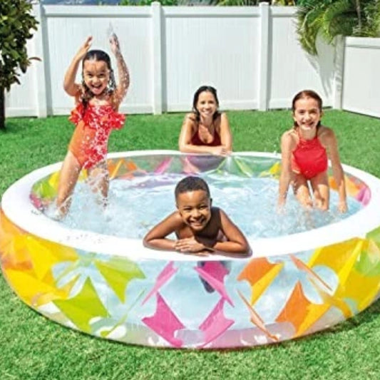 INTEX Swim Center Pinwheel Inflatable Pool 2.29m x 56cm