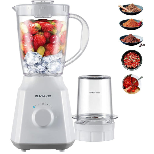 KENWOOD Blender 300W Smoothie Blender/Smoothie Maker with grinder  1.5L - white