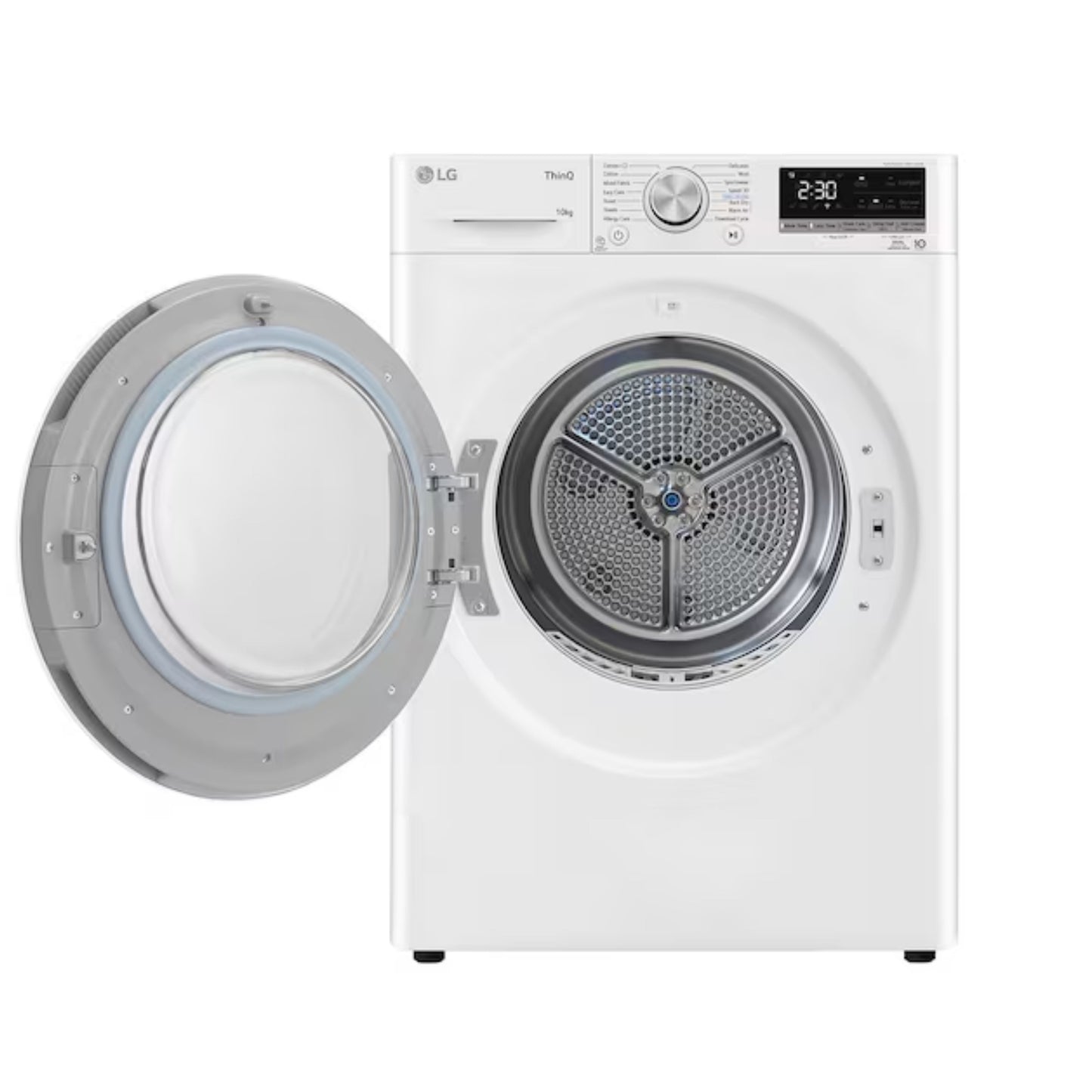 LG Dryer 10kg Dual Inverter Heat Pump Silver