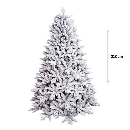 Christmas tree Snowy white Wide Fing  - 210CM  26252