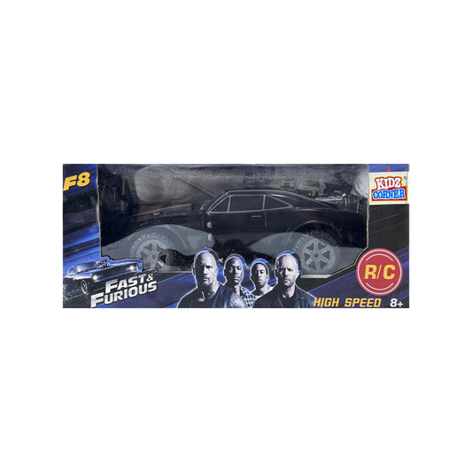 Fast And Furious High Speed Dodge Car Black With Remote Control