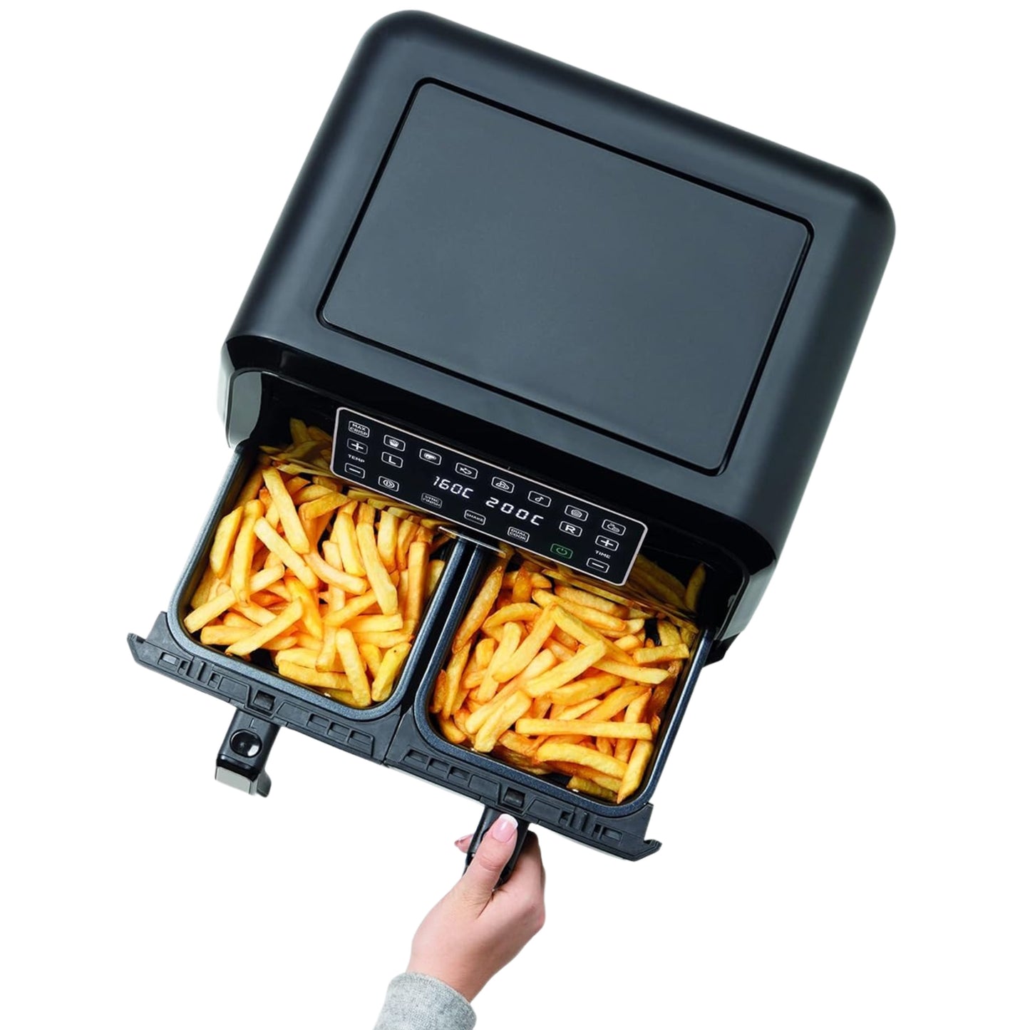 KENWOOD Digital Twin Air Fryer 1.7KG+1.7KG 4L+4L XXXL Capacity with DualZone Technology