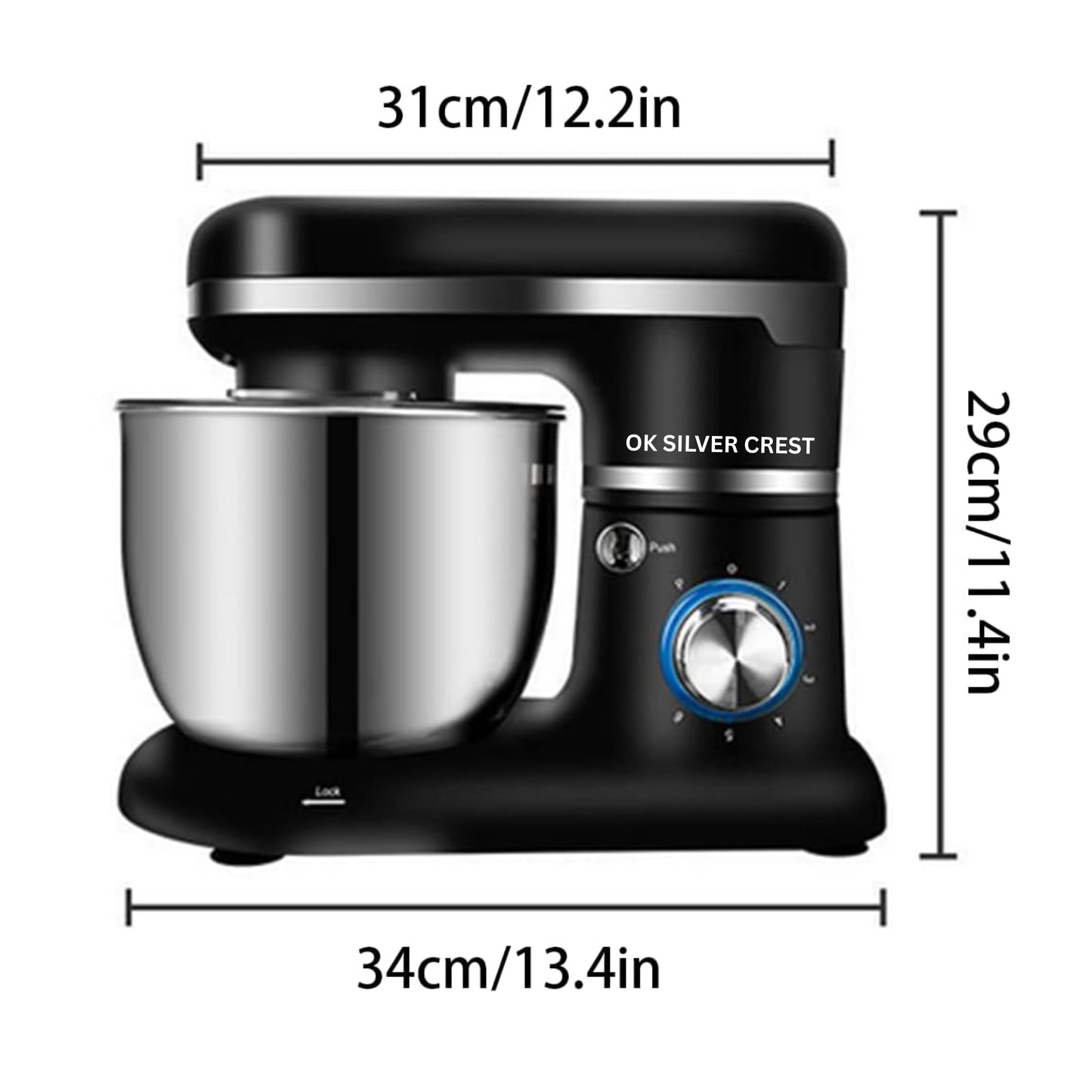 OK Silver Crest  Stand mixer / Food mixer - 5L - 1000W