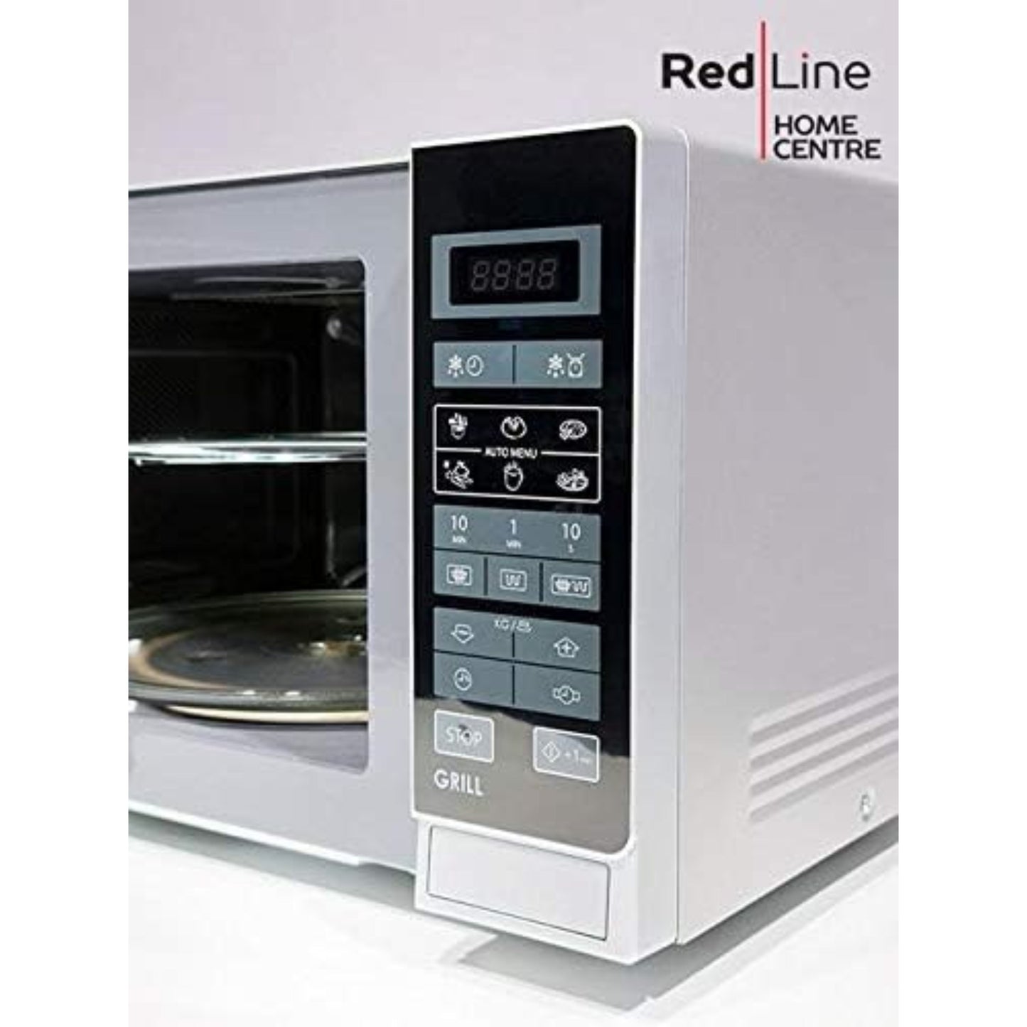 Sharp 900-Watt Microwave Oven with Grill, , 25-Liter, Silver
