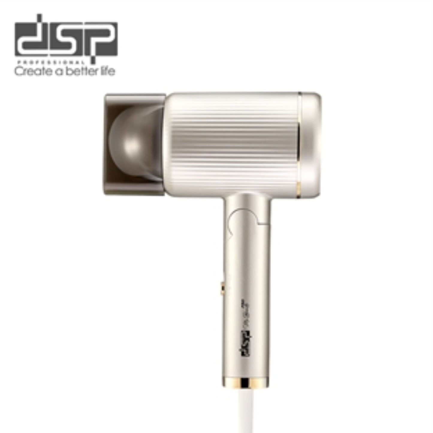DSP  Professional Foldable Hair Dryer – 2000W Power