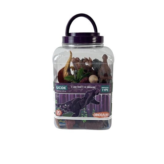 Dinosaurs plastic figurines