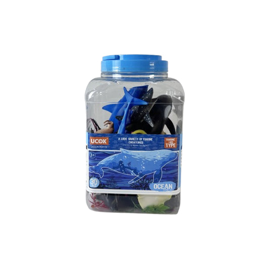 Ocean animals plastic figurines