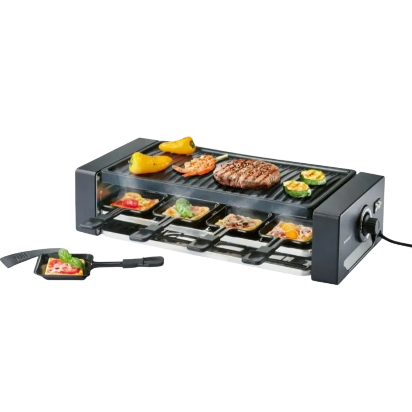 SilverCrest Raclette-Grill 1300W For 8 Persons Griddle top