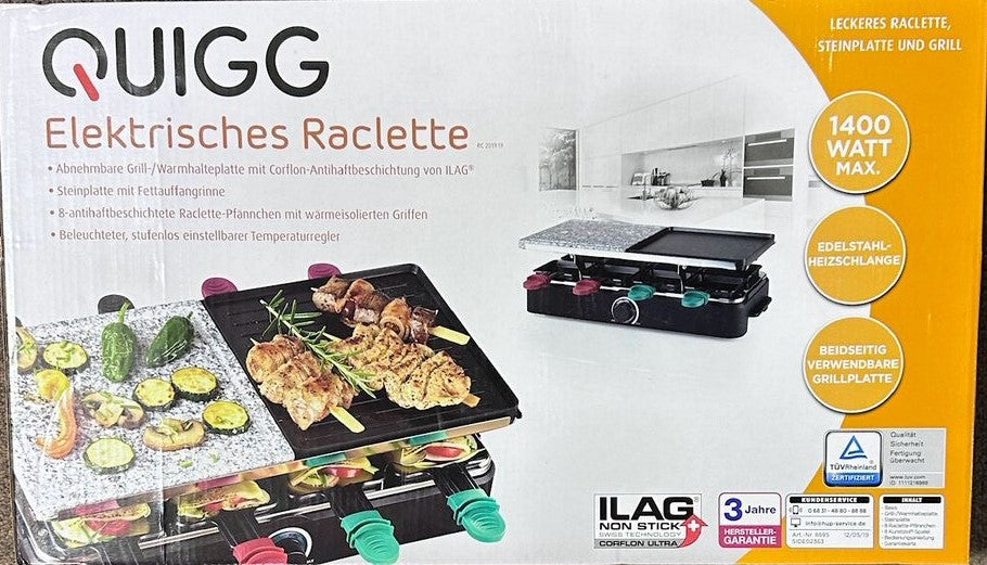 Raclette-Grill 1400W for 8 persons
