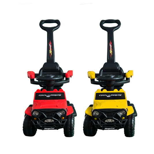 Kids Twist Car Baby Swing Car with Pushing Bar 3 in 1