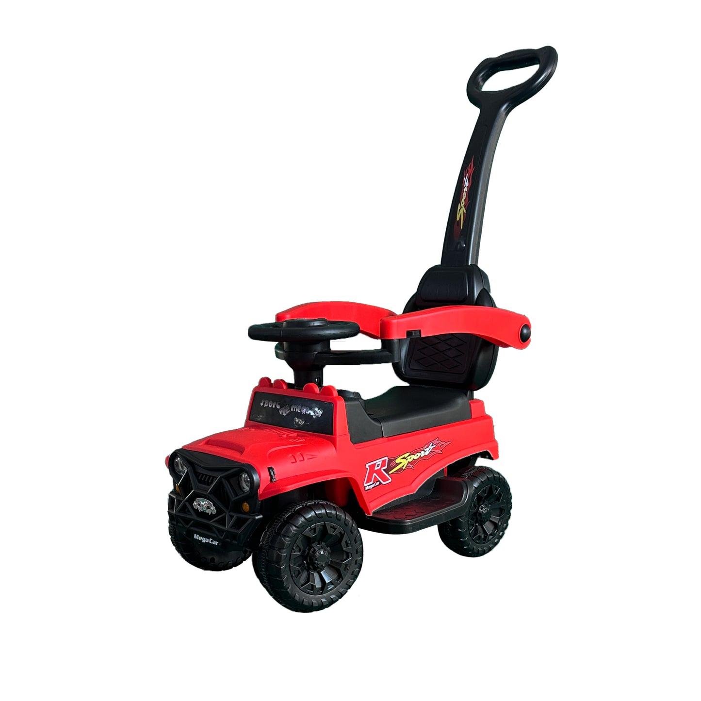 Kids Twist Car Baby Swing Car with Pushing Bar 3 in 1