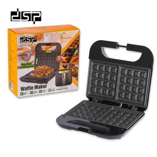 DSP Waffles maker with thermostat 750W  Black*Silver