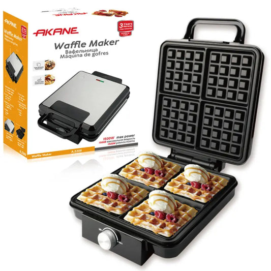 Akane Waffle Maker with Double Sided Heating 1500W