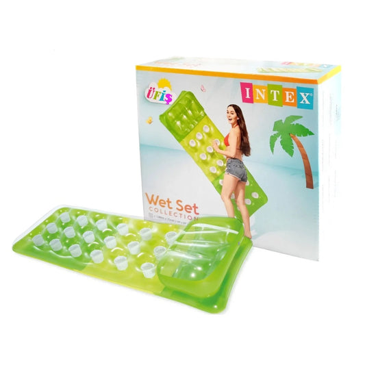 INTEX Inflatable 18-Pocket Fashion Lounge Mat 188 x 71 cm