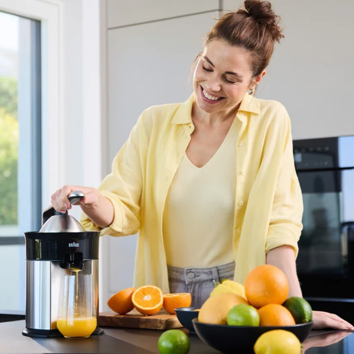 Braun CitrusQuick 7  Citrus Juicer 160W Black and Stainless