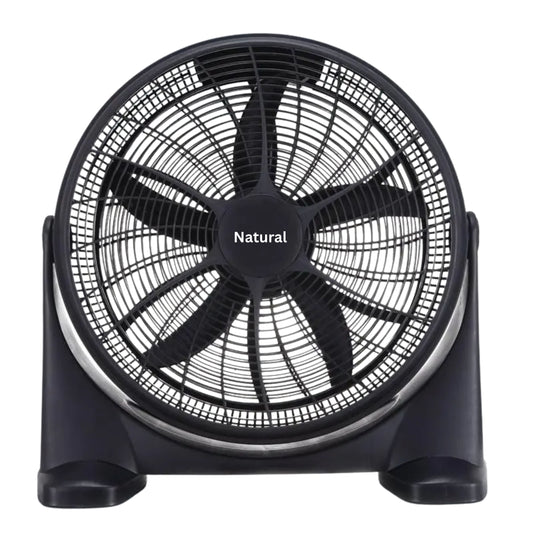 Floor Box Fan 60W  Natural 3 speeds 20”  - Black