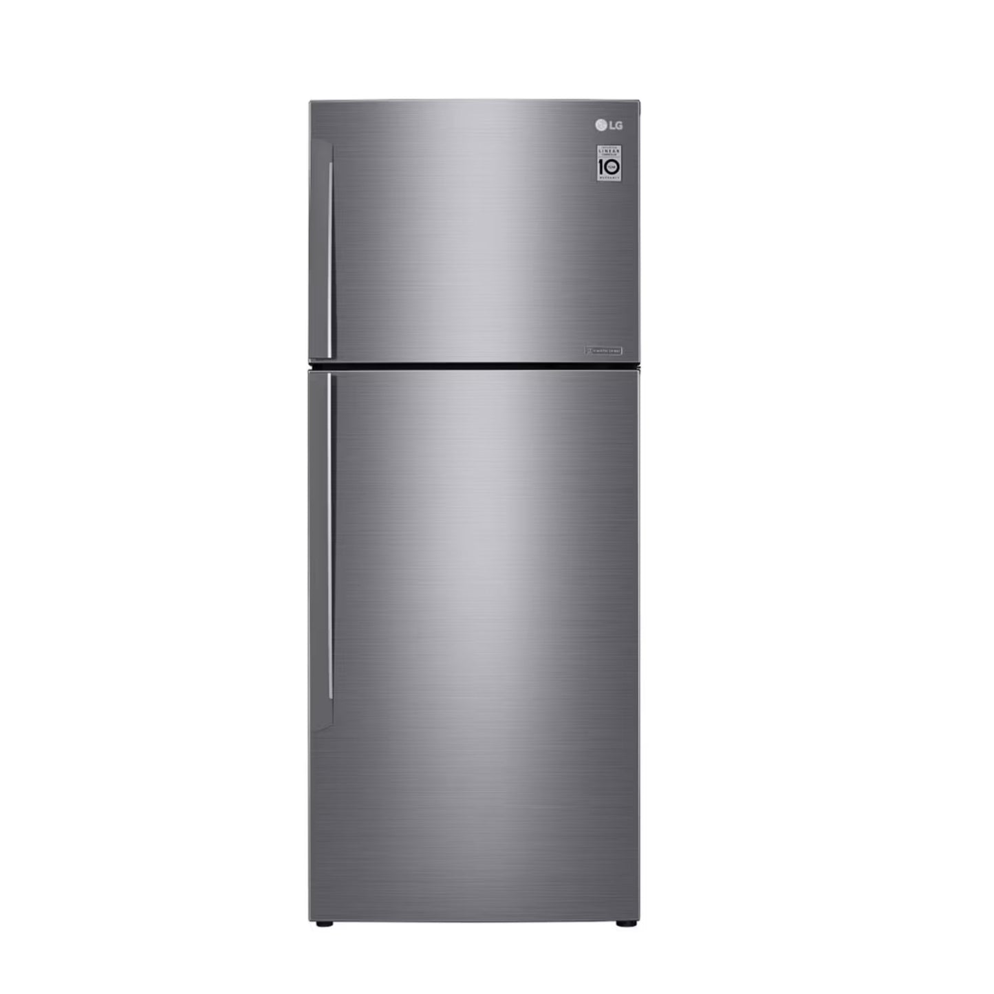 LG Top Mount Refrigerator, Smart Inverter, 438L ,Silver - 178cm