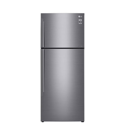 LG Top Mount Refrigerator, Smart Inverter, 438L ,Silver - 178cm