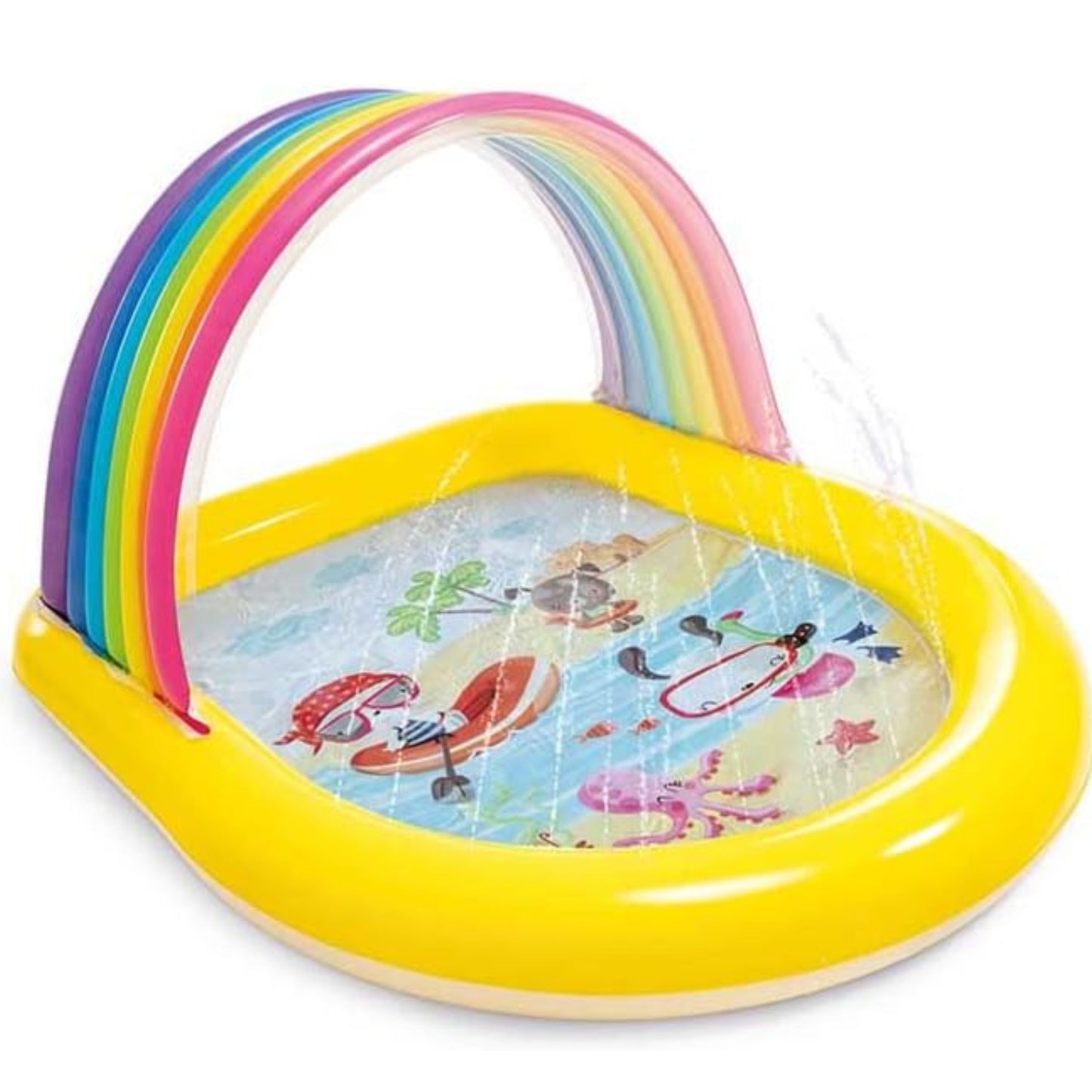 INTEX Rainbow Arch Spray Pool, 1.47m x 1.30m x 86cm