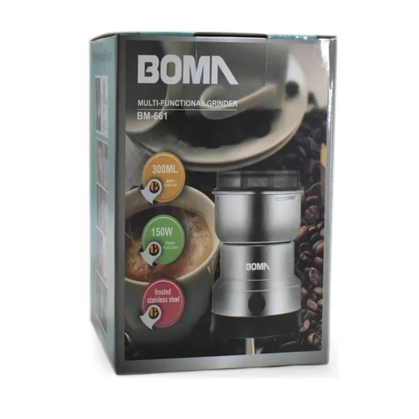 Boma Grinder Stainless Steel 150 Watt - 300ml