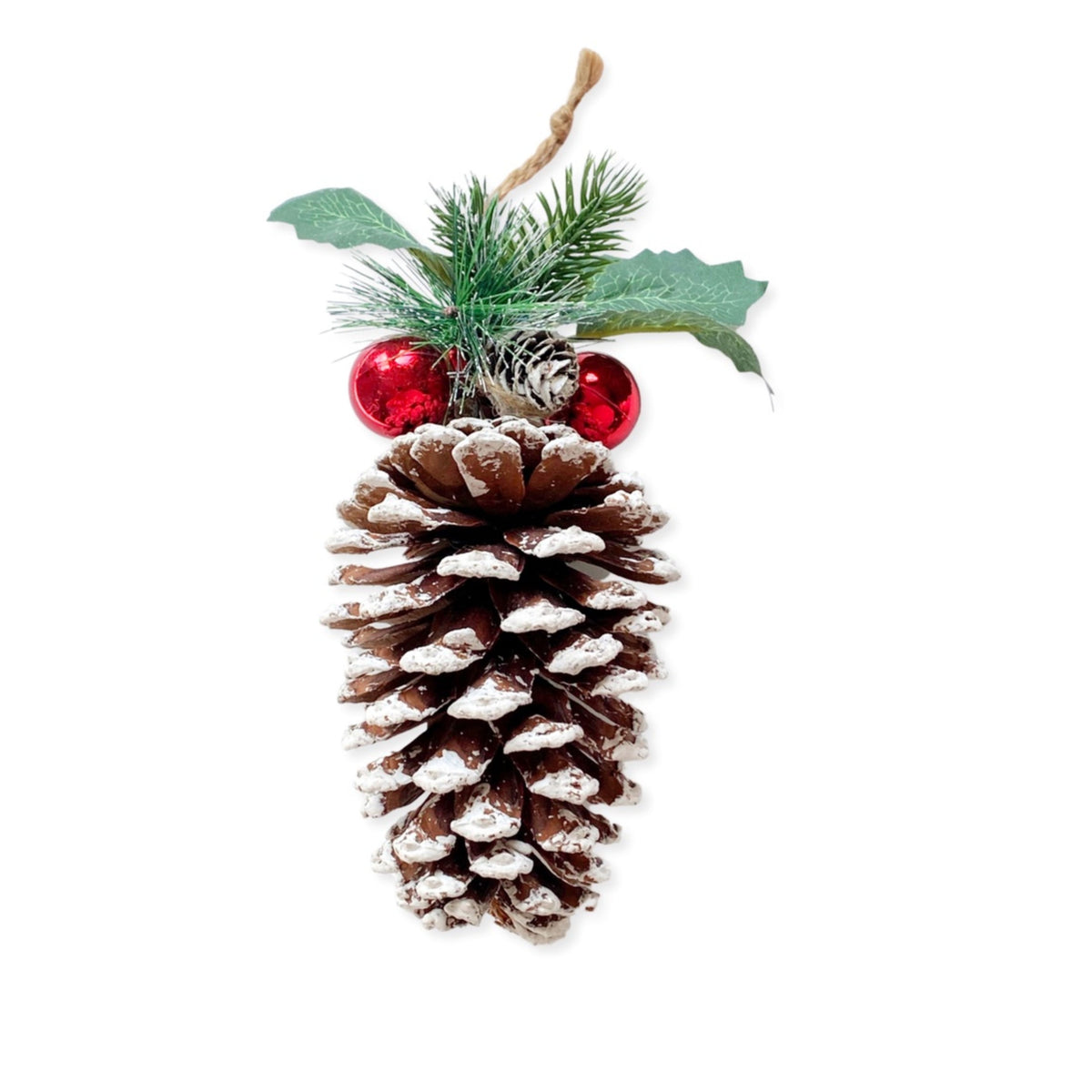 christmas pine cones - 15cm