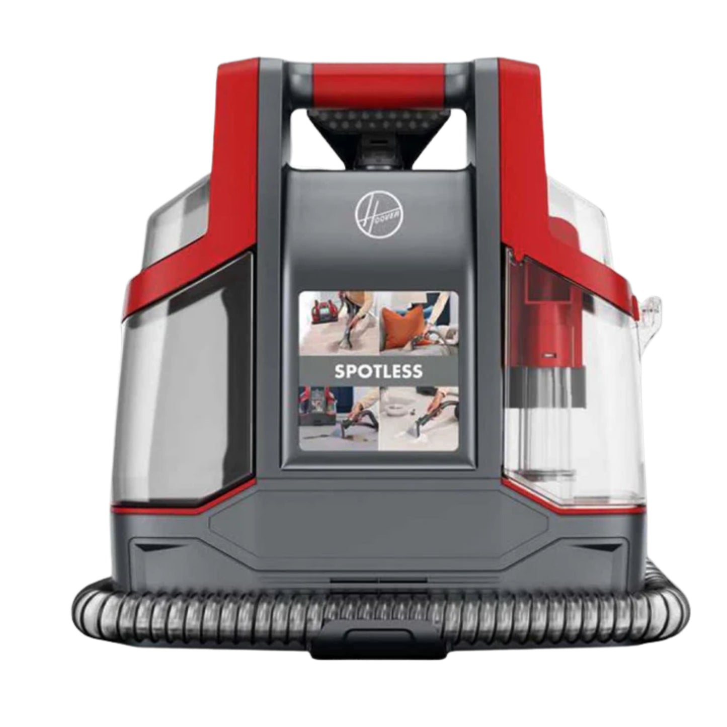 Hoover Spotless Carpet Cleaner, Portable Lightweight Carpet & Upholstery Multi Surfaces Cleaner For Car Seats, Sofa, Carpets, Outdoor & More – 400 W  Red