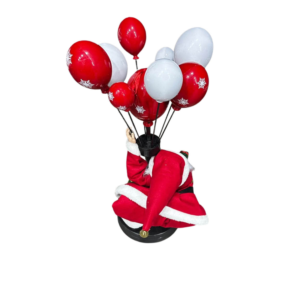 Christmas Santa with balloons 30x70cm