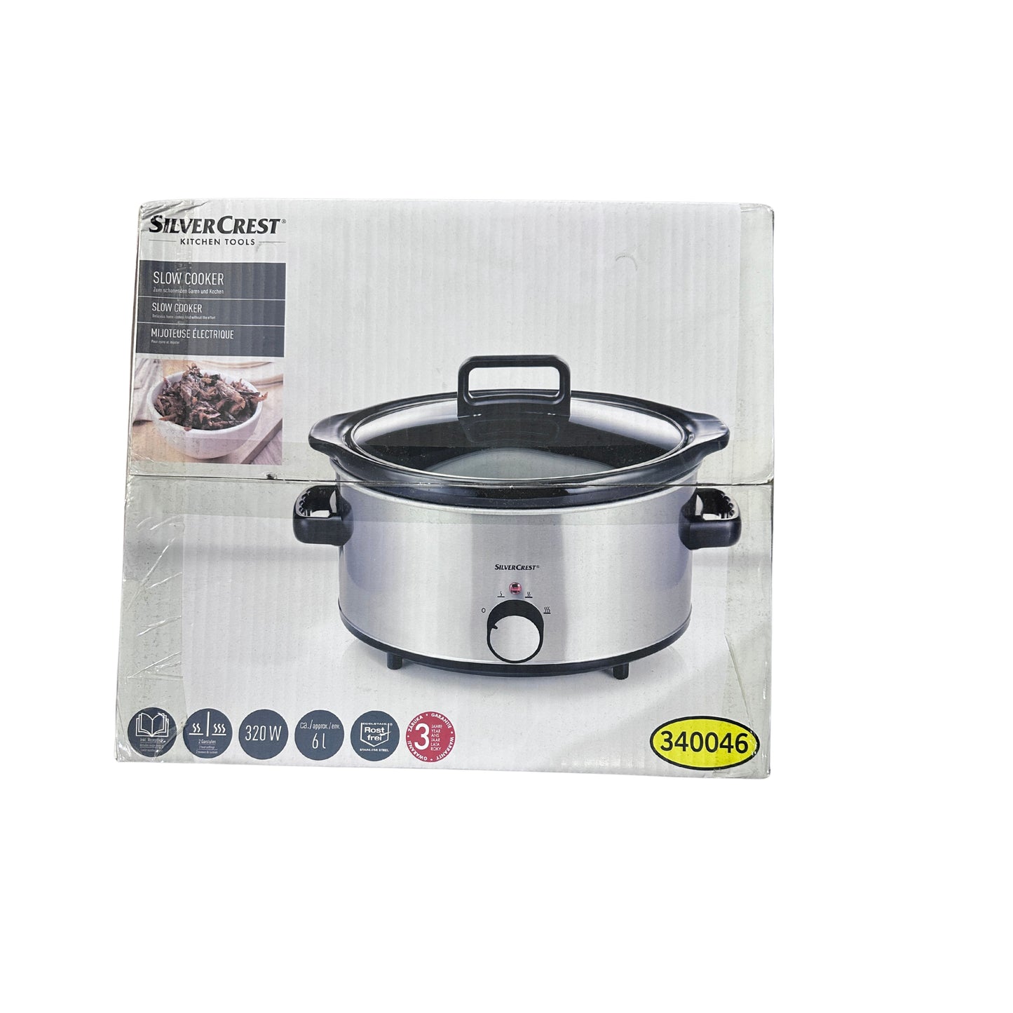 SILVERCREST Slow Cooker - 320w - 6L