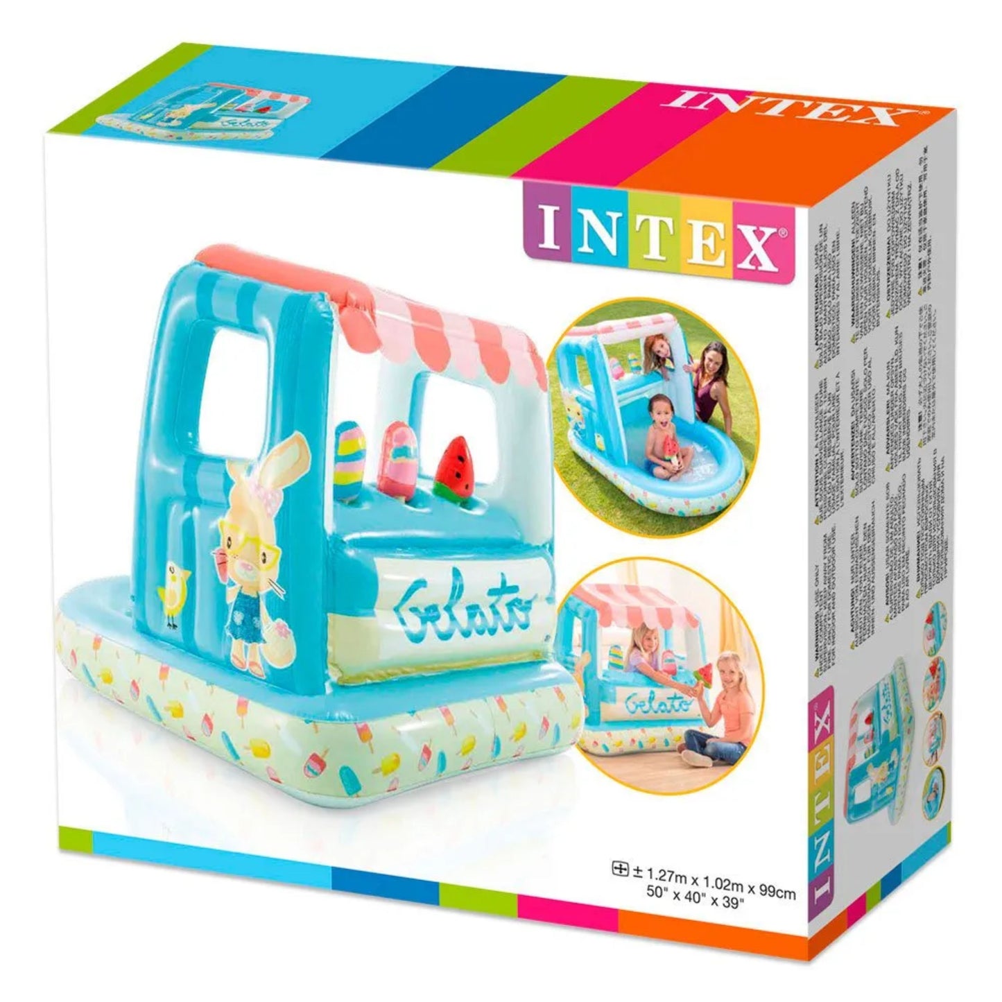 Intex Ice Cream Stand Playhouse 1.27m x 1.00m x 99.1cm