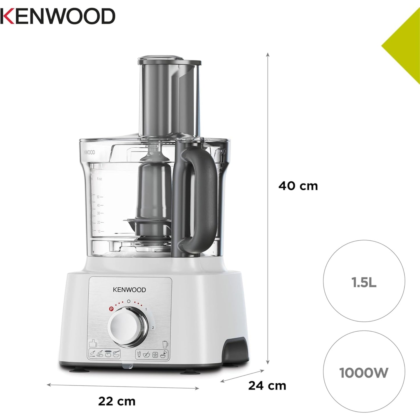 Kenwood MultiPro Express Food Processor, 9 Attachments