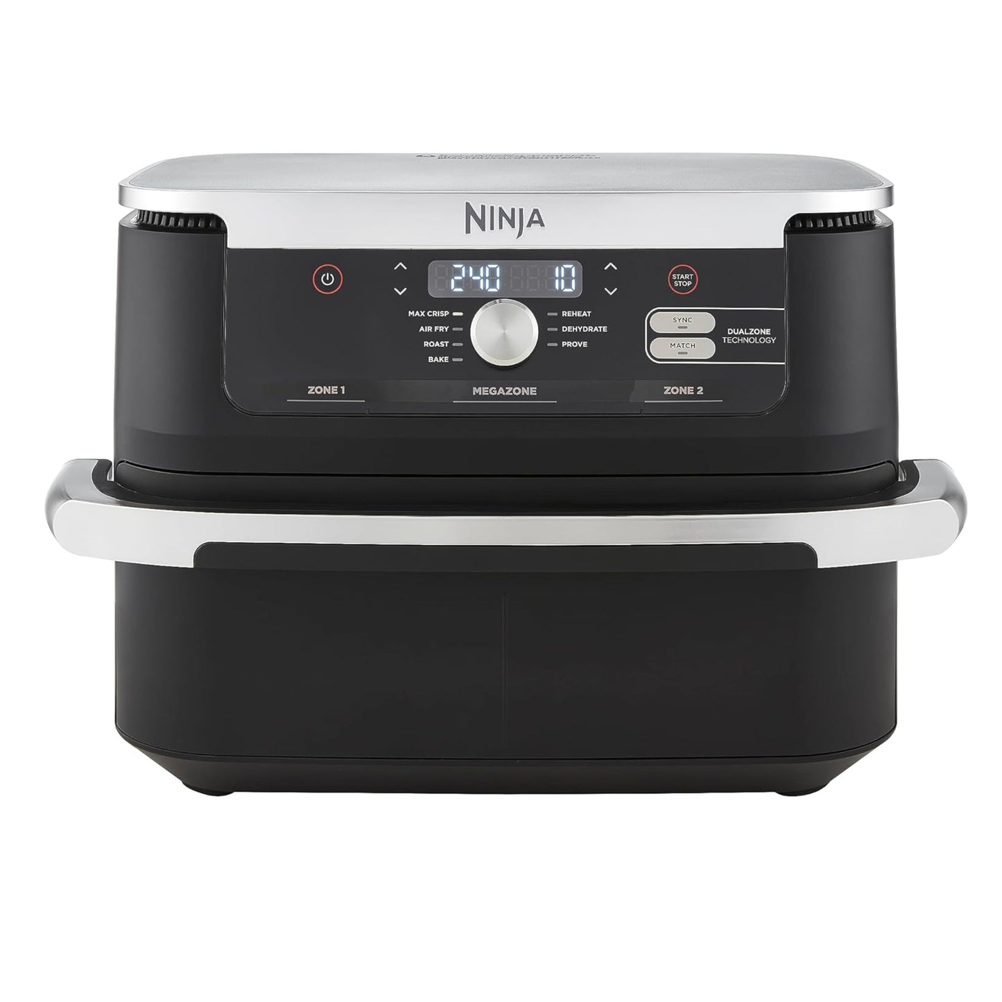 Ninja Foodi FlexDrawer Air Fryer, Dual Zone with Removable Divider, Large 10.4L Drawer, 7-in-1, Air-Fryer Uses No Oil, Air Fry, Roast, Bake, Max Crisp,...