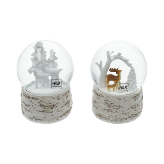 Snow Globe Deer 15 cm