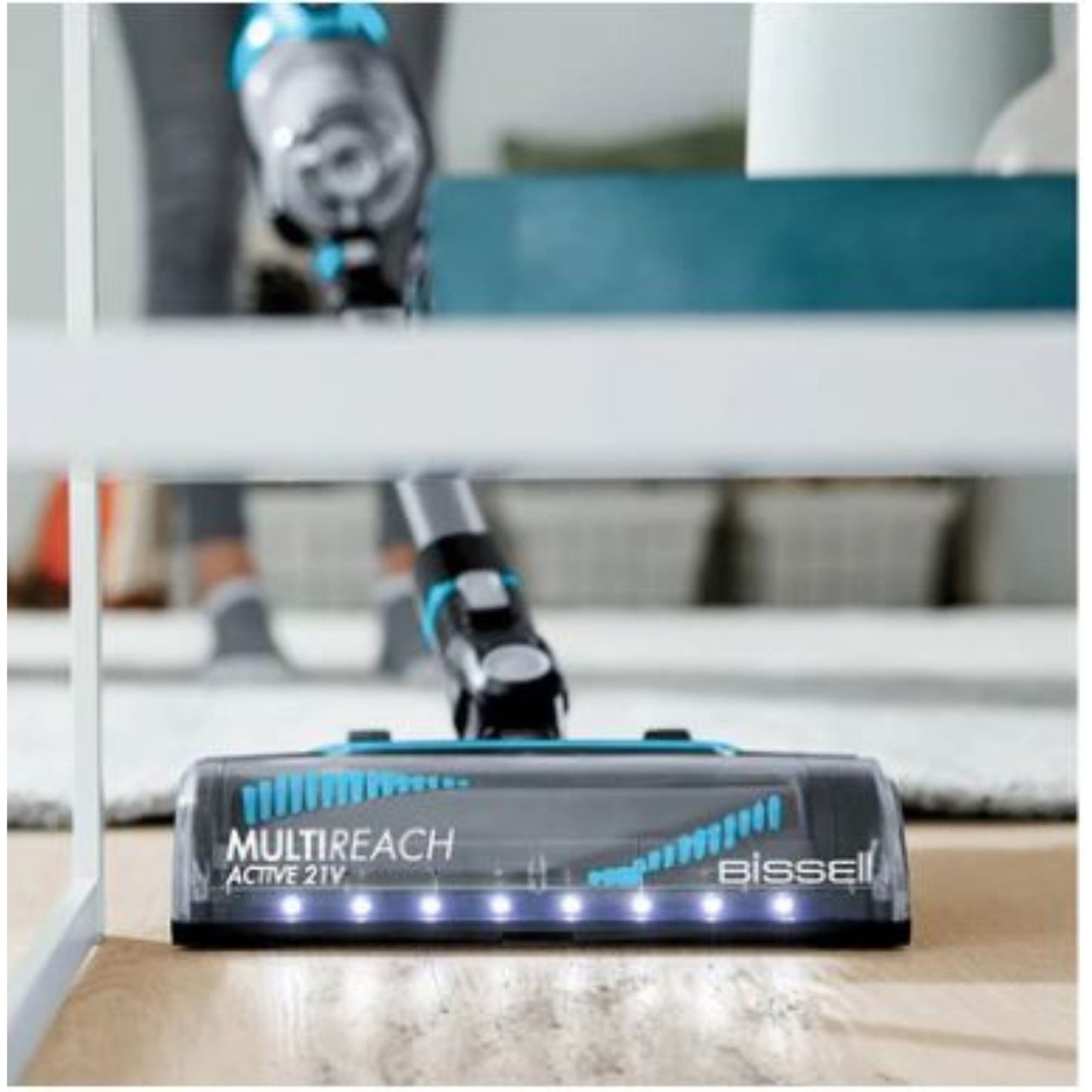 Cordless Stick Vacuum with 30-min Runtime, Tangle-Free Brush Roll, LED Headlights, XL Tank, Multi-Level Filtration