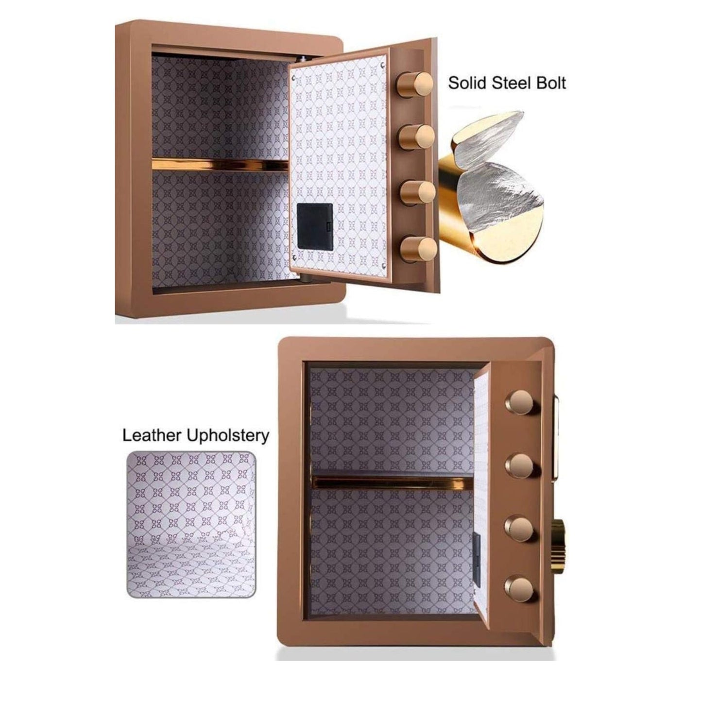 Brown 30 KG fire proof Safe - 40cm