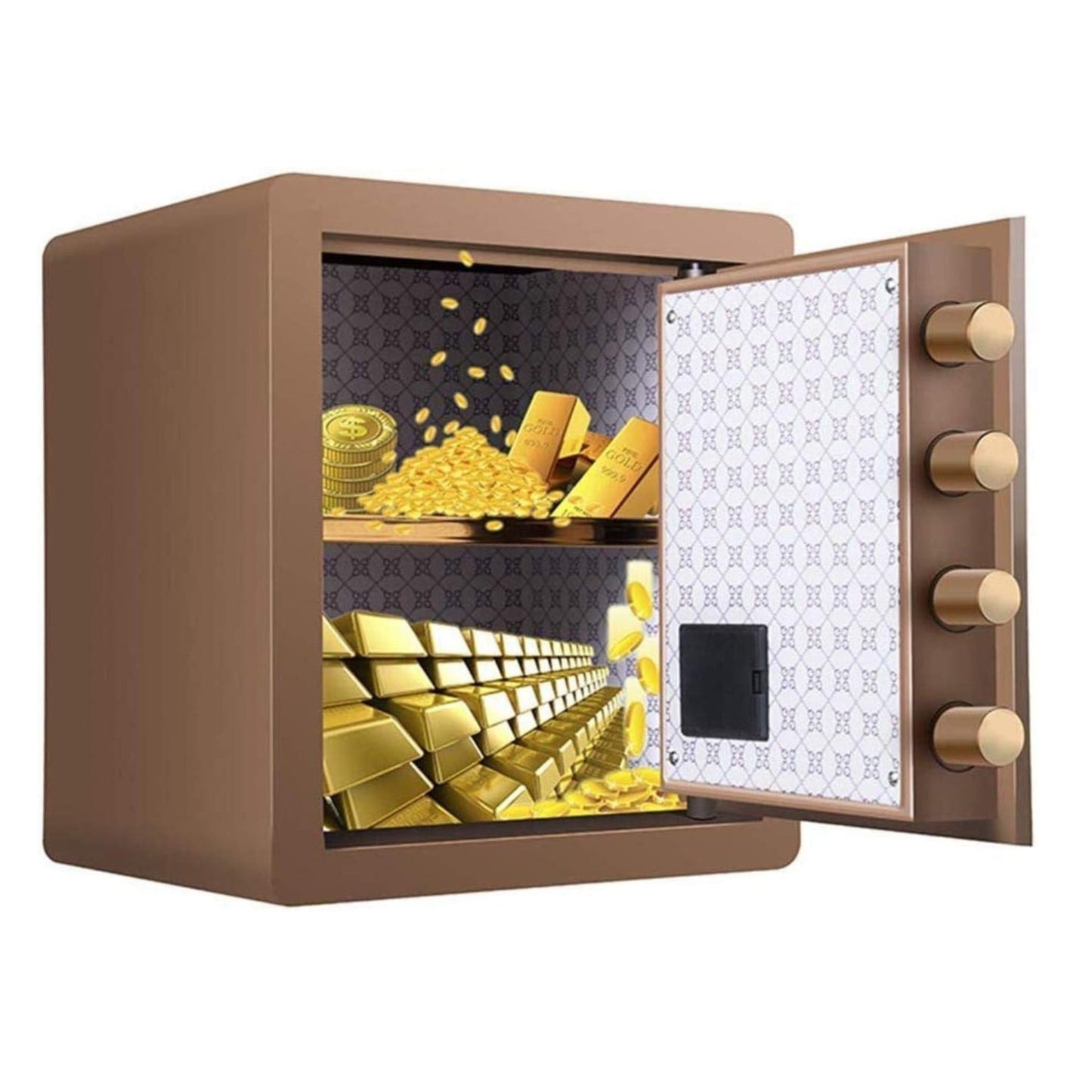 Brown 30 KG fire proof Safe - 40cm