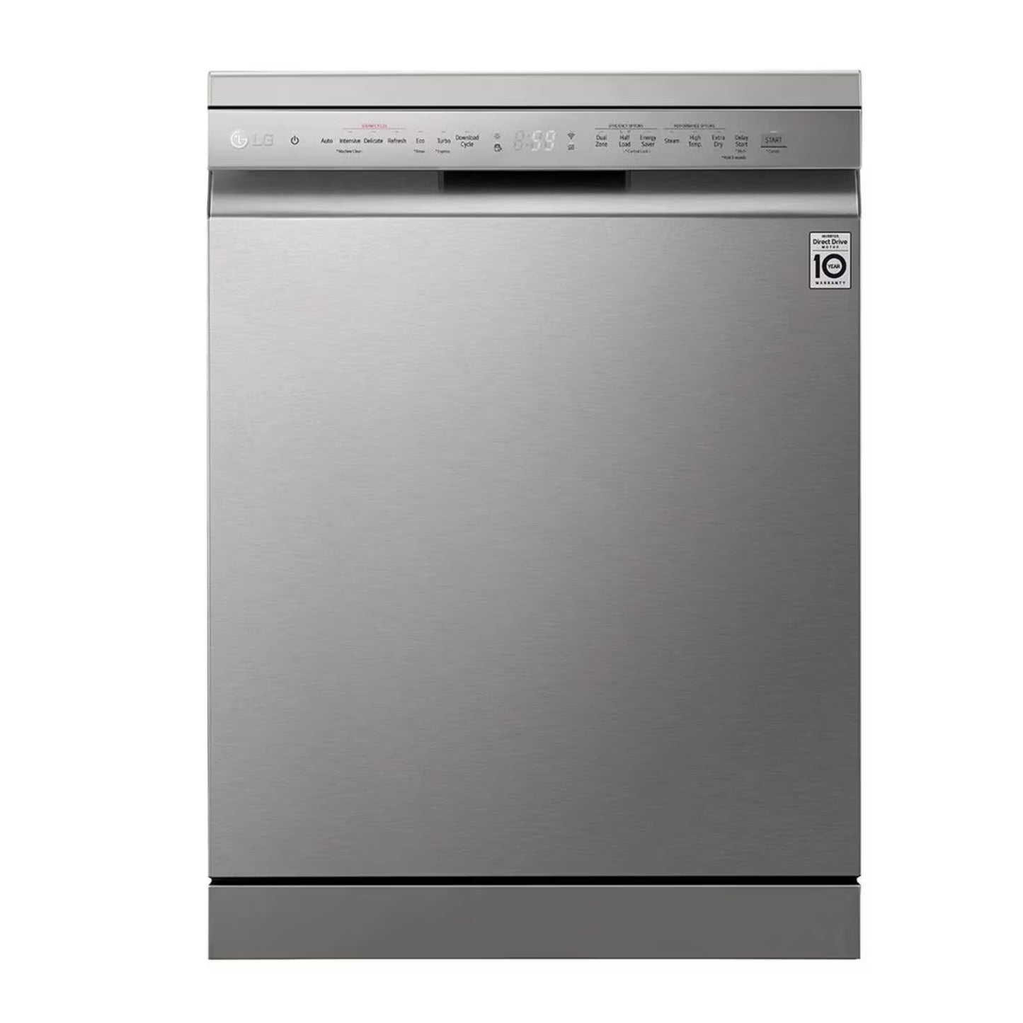 LG DISHWASHER INVERTER WITH True Steam INOX