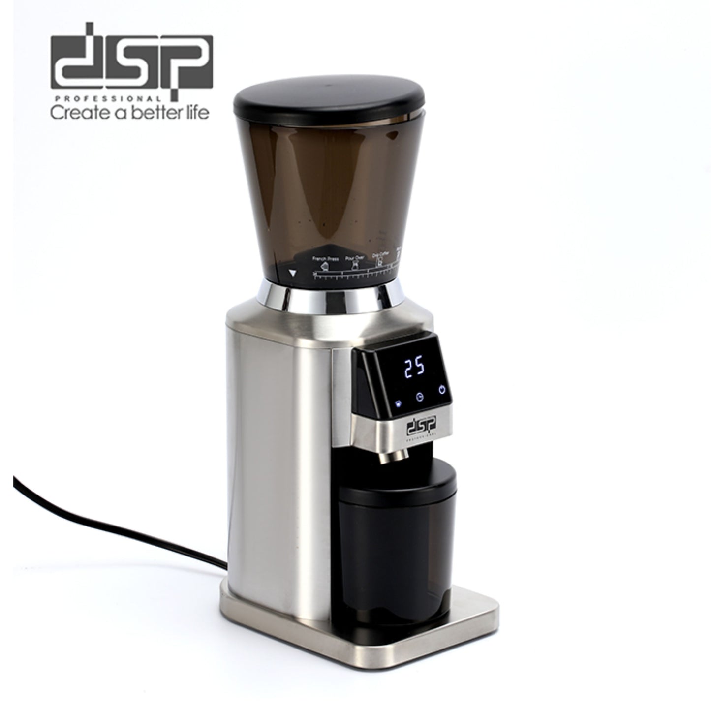 DSP  Electric Conical Burr Coffee Grinder