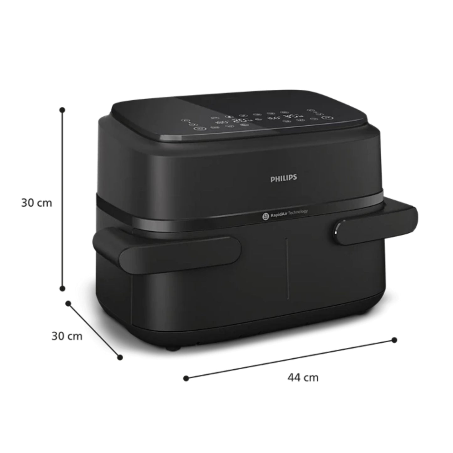 Philips 1000 Series Airfryer Dual Basket 7.1L Digital Touchscreen